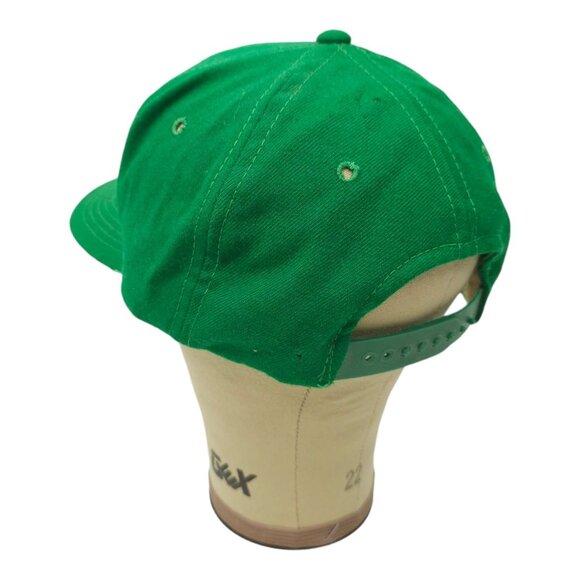 Boston Celtics Script Cap Vtg 90s READ Moth Holes Snapback Sports Specialties - Picture 16 of 16